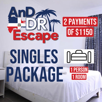 DR Escape Jul 2026 - Singles Package  (Pay 50% Now - Autocharged Balance in 30 days)