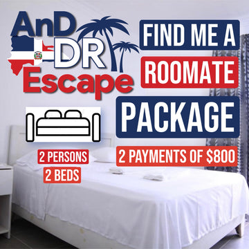 DR Escape Oct 2025 - Find ME a Roomate (Pay 50% today & balance in 30 days)