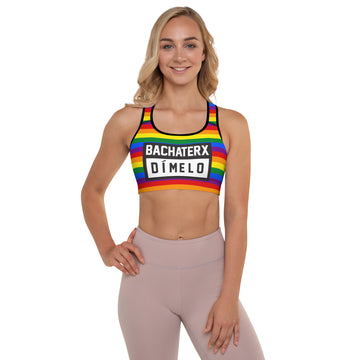 Rainbow BACHATERX DÍMELO Padded Sports Bra