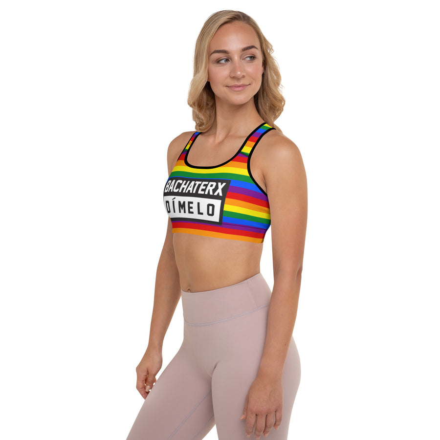 Rainbow BACHATERX DÍMELO Padded Sports Bra