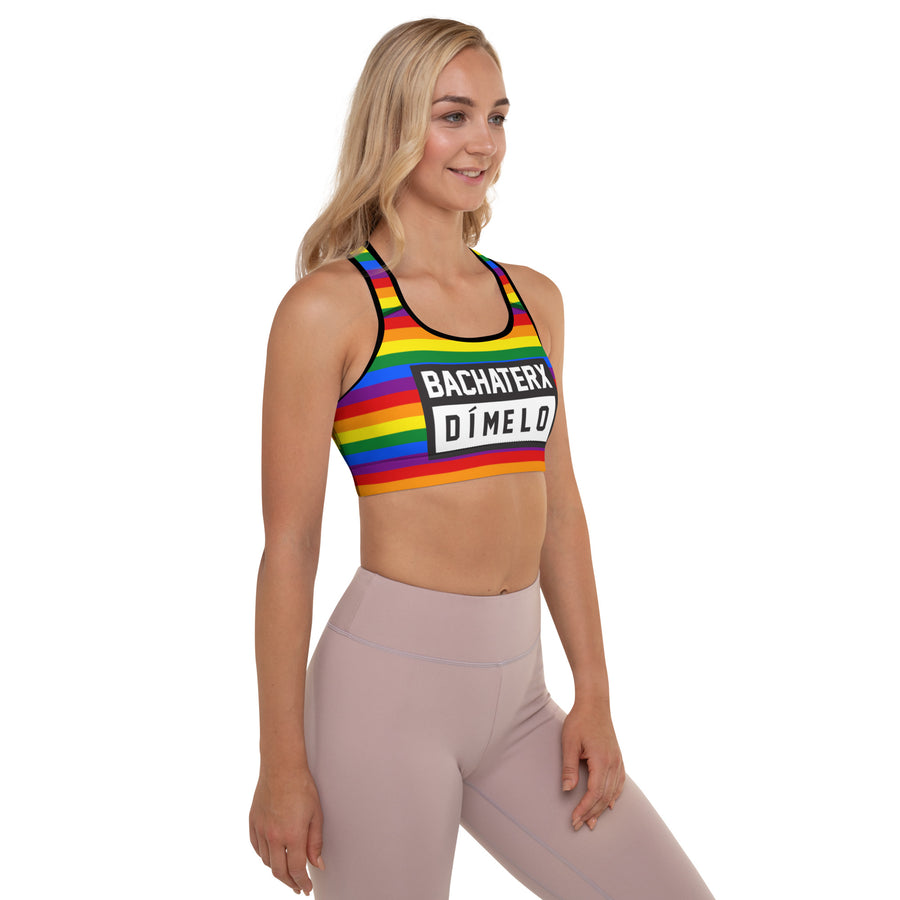 Rainbow BACHATERX DÍMELO Padded Sports Bra