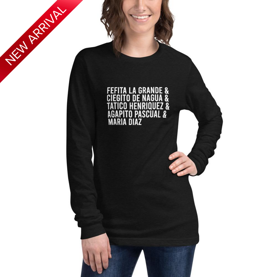 Merengue Tipico Artists Unisex Long Sleeve Tee