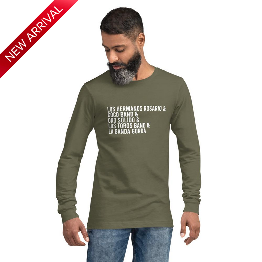 Merengue Bands Artist Unisex Long Sleeve Tee