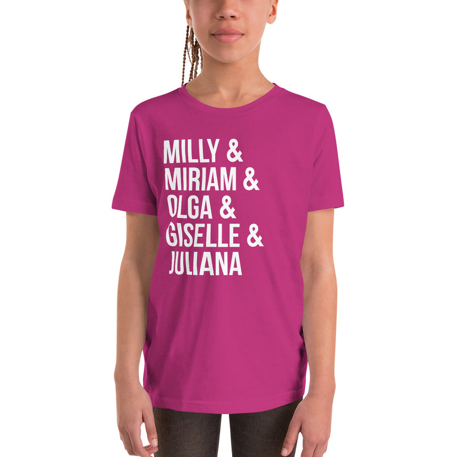 Ladies of Merengue Artist Youth Short Sleeve T-Shirt