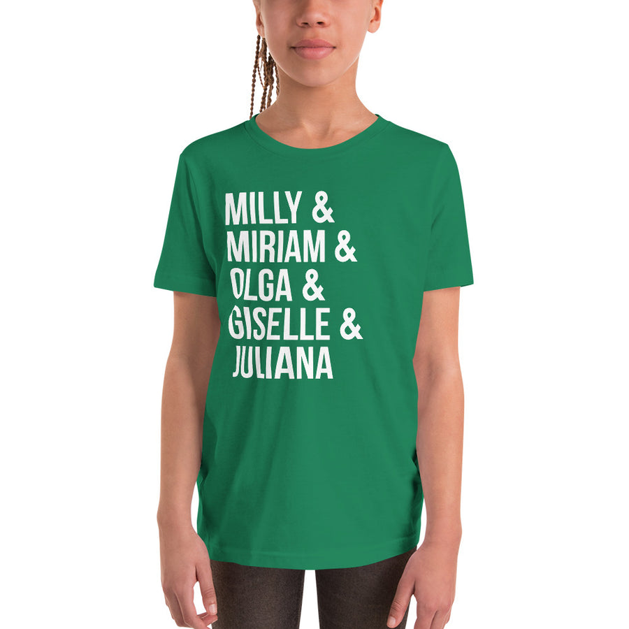 Ladies of Merengue Artist Youth Short Sleeve T-Shirt