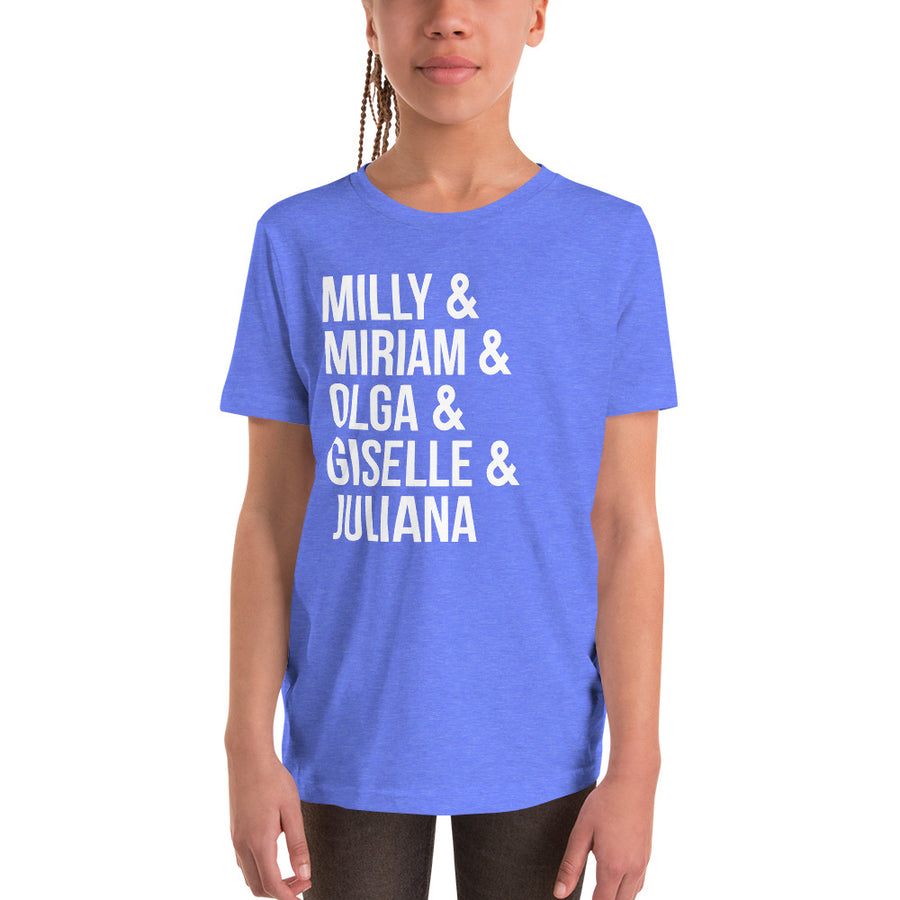 Ladies of Merengue Artist Youth Short Sleeve T-Shirt