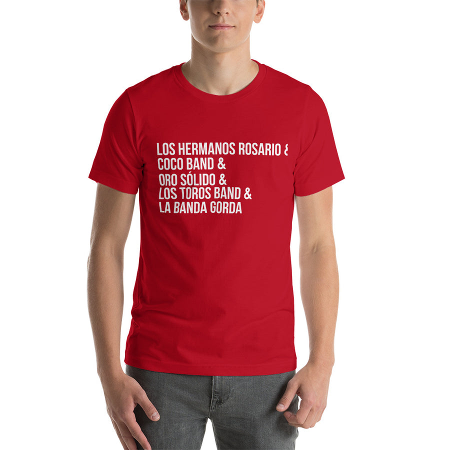 Merengue Bands Short-Sleeve Unisex T-Shirt