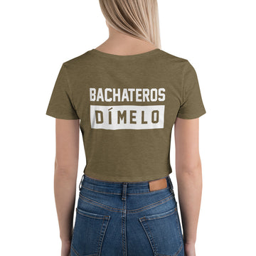 BACHATEROS DIMELO Women’s Crop Bachata Tee