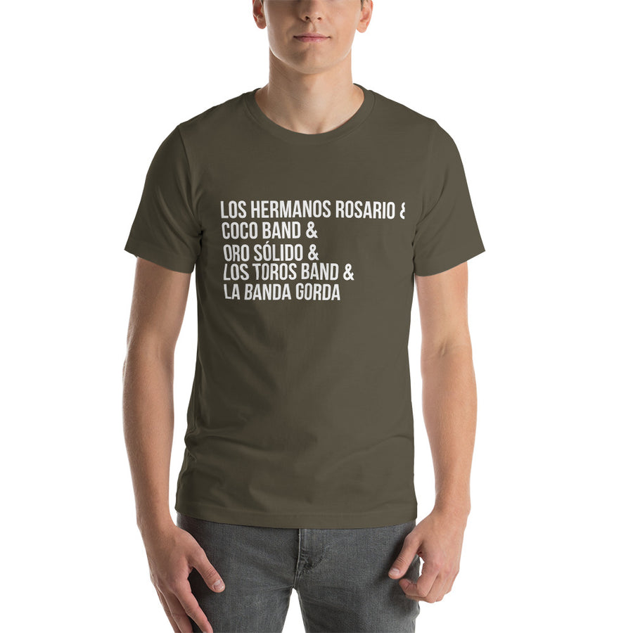 Merengue Bands Short-Sleeve Unisex T-Shirt