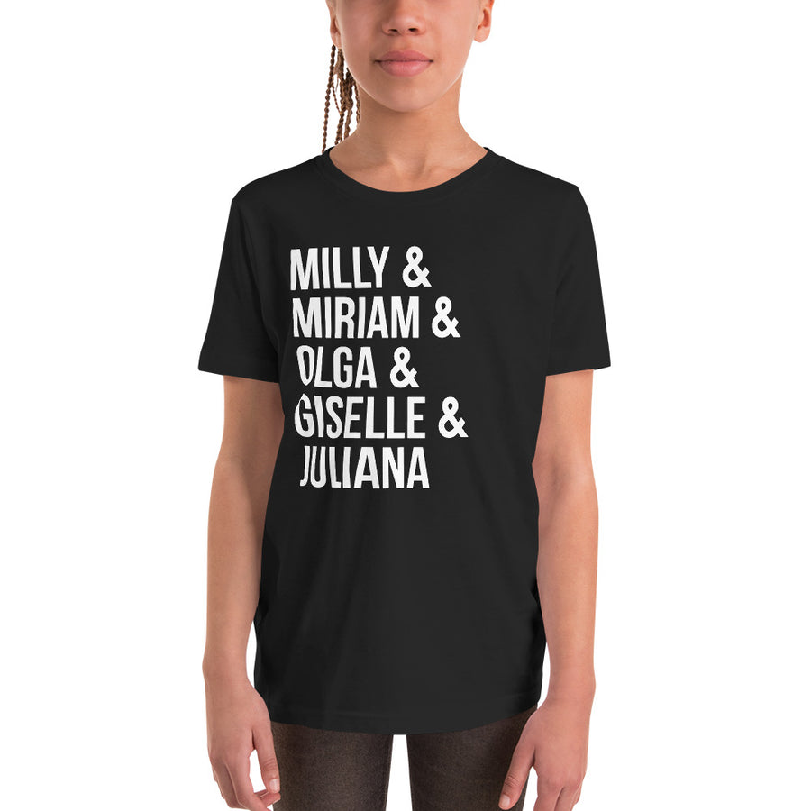 Ladies of Merengue Artist Youth Short Sleeve T-Shirt
