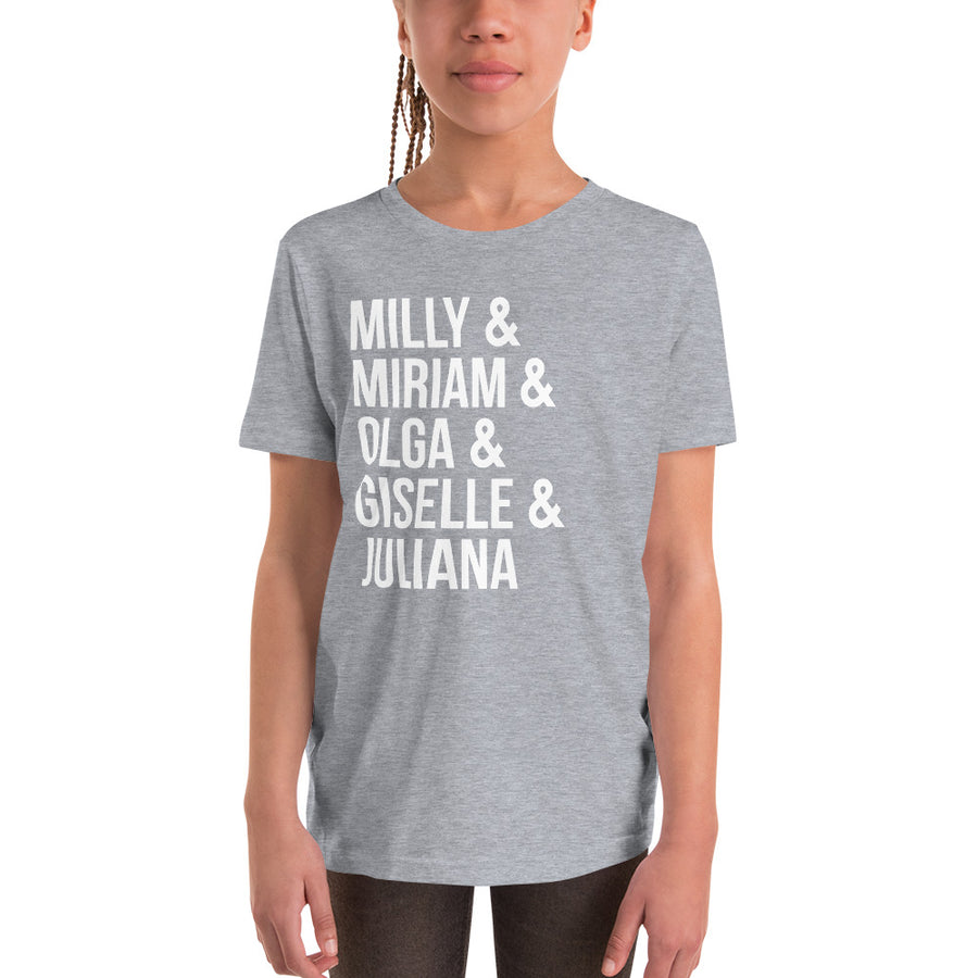 Ladies of Merengue Artist Youth Short Sleeve T-Shirt