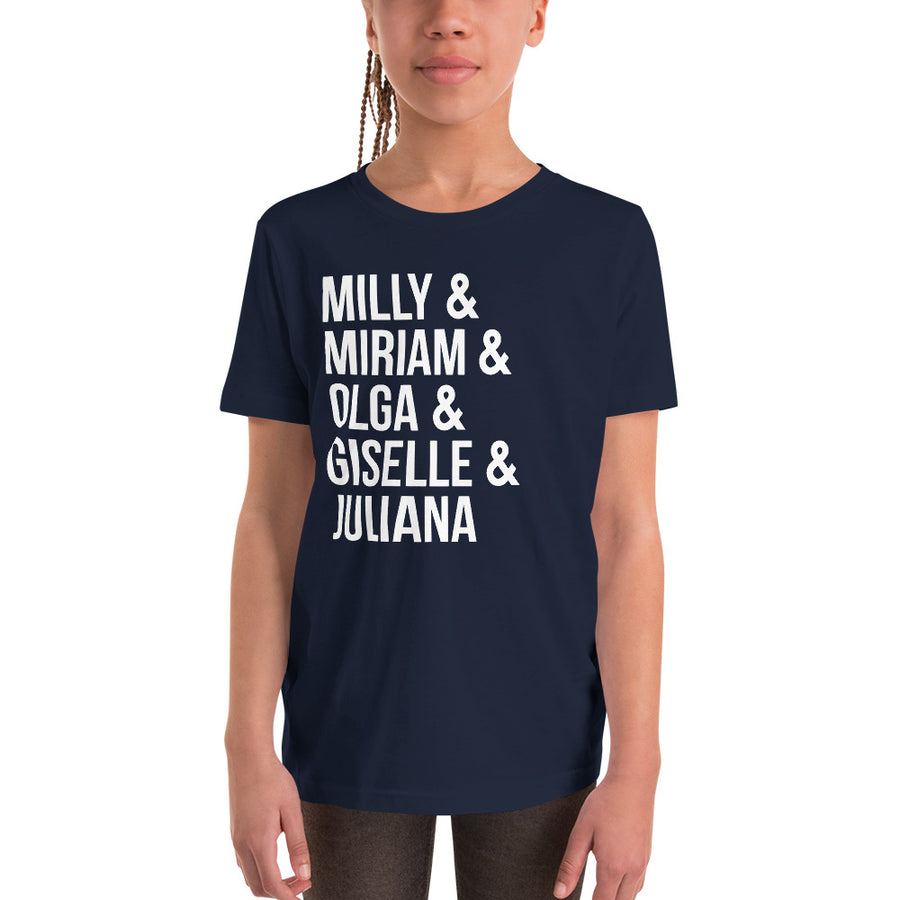 Ladies of Merengue Artist Youth Short Sleeve T-Shirt