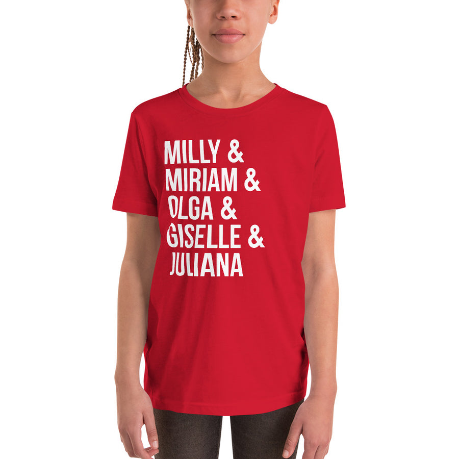 Ladies of Merengue Artist Youth Short Sleeve T-Shirt