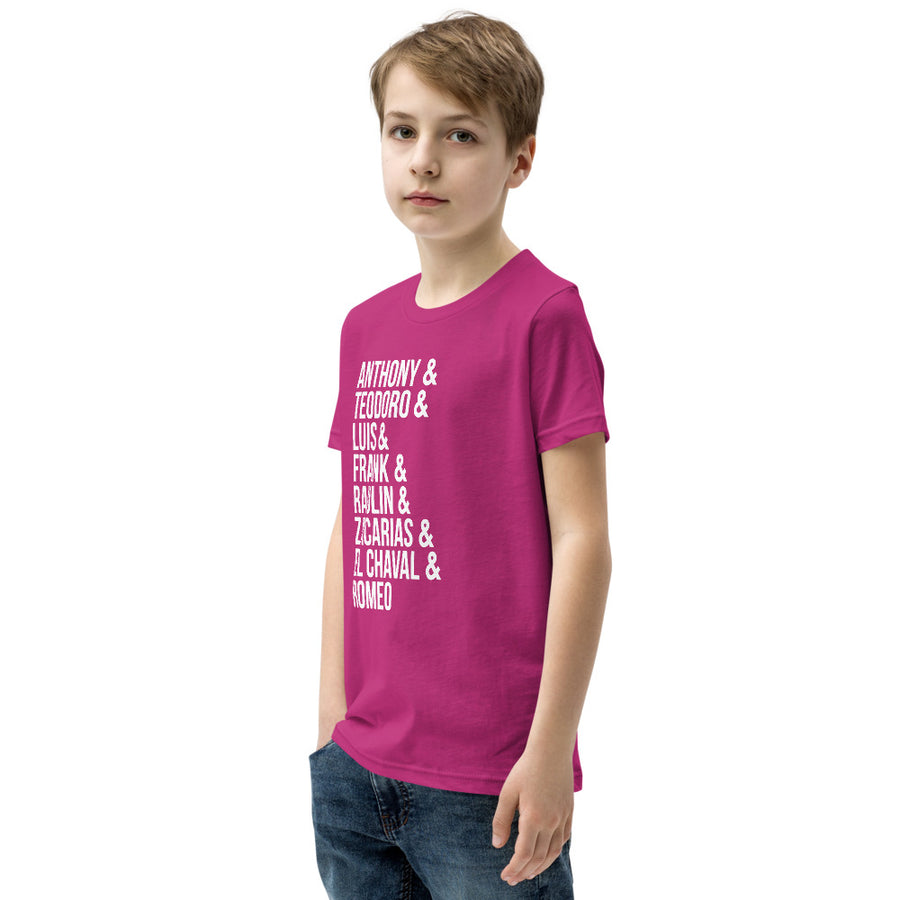 Traditional Bachata Artist Youth Short Sleeve T-Shirt
