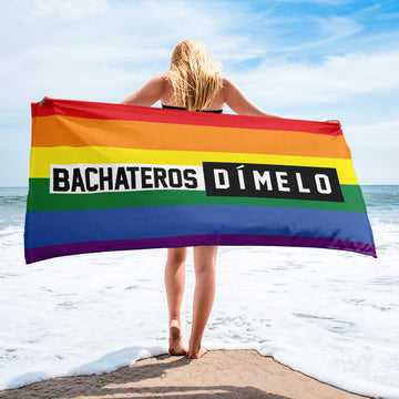 Bachateros Dímelo Pride Rainbow Towel