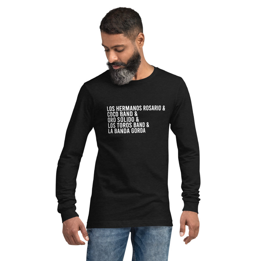 Merengue Bands Artist Unisex Long Sleeve Tee
