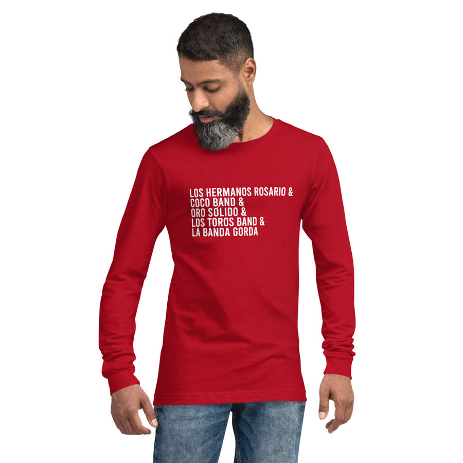 Merengue Bands Artist Unisex Long Sleeve Tee