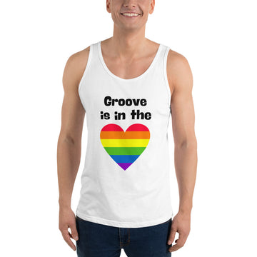 Groove is in the Heart! Unisex Tank Top