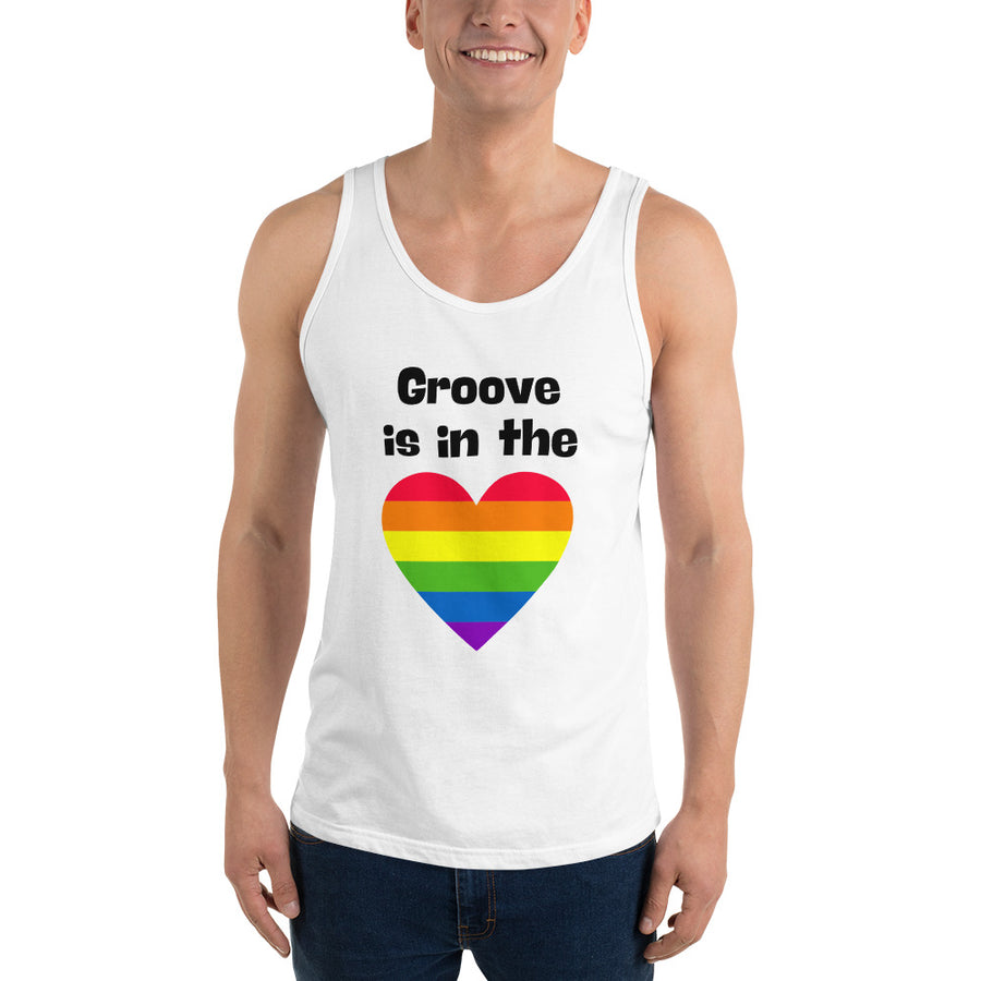 Groove is in the Heart! Unisex Tank Top