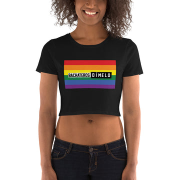 Bachateros Dímelo Women’s Crop Pride Rainbow Tee